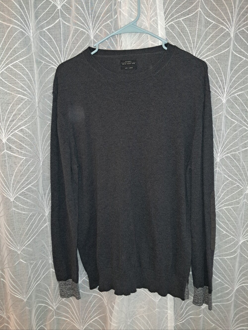 All Saints brand Mens size large light weight sweater
